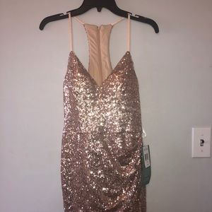 B. Darlin Sleeveless Bodycon Sequin Dress